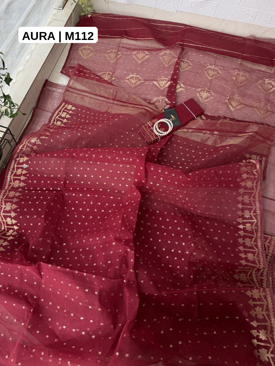 Exclusive Jamdani Saree - M112 - Aura Bangladesh